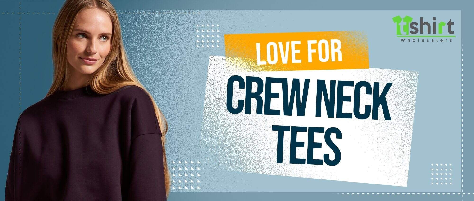 LOVE FOR CREW NECK TEES