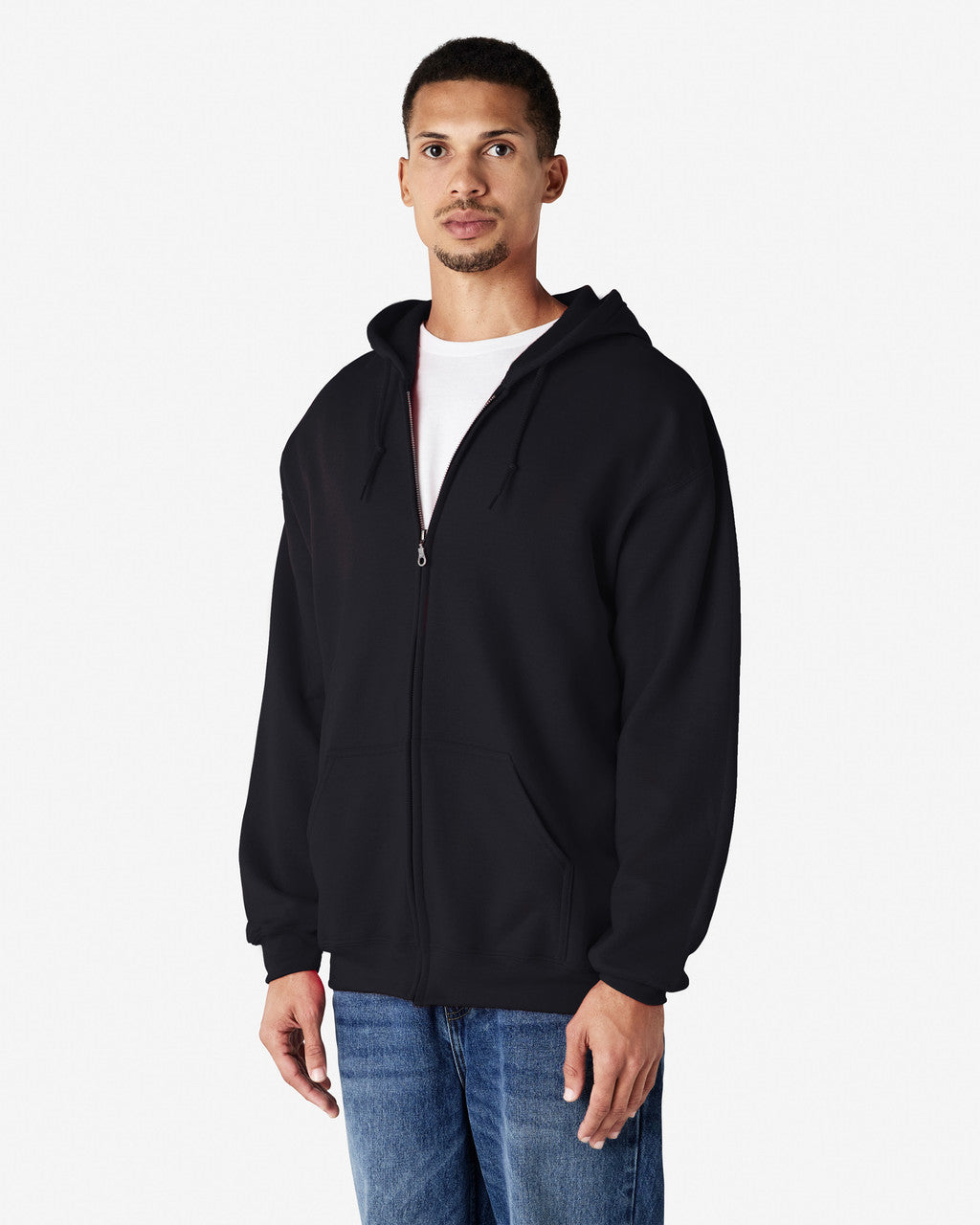 Gildan Adult Zip Hooded Sweatshirt-(18600)
