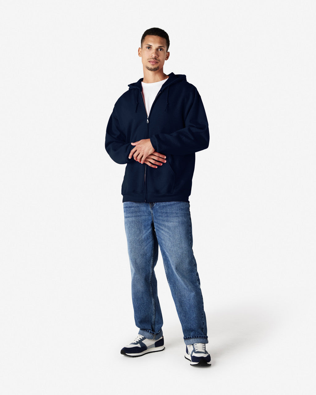 Gildan Adult Zip Hooded Sweatshirt-(18600)