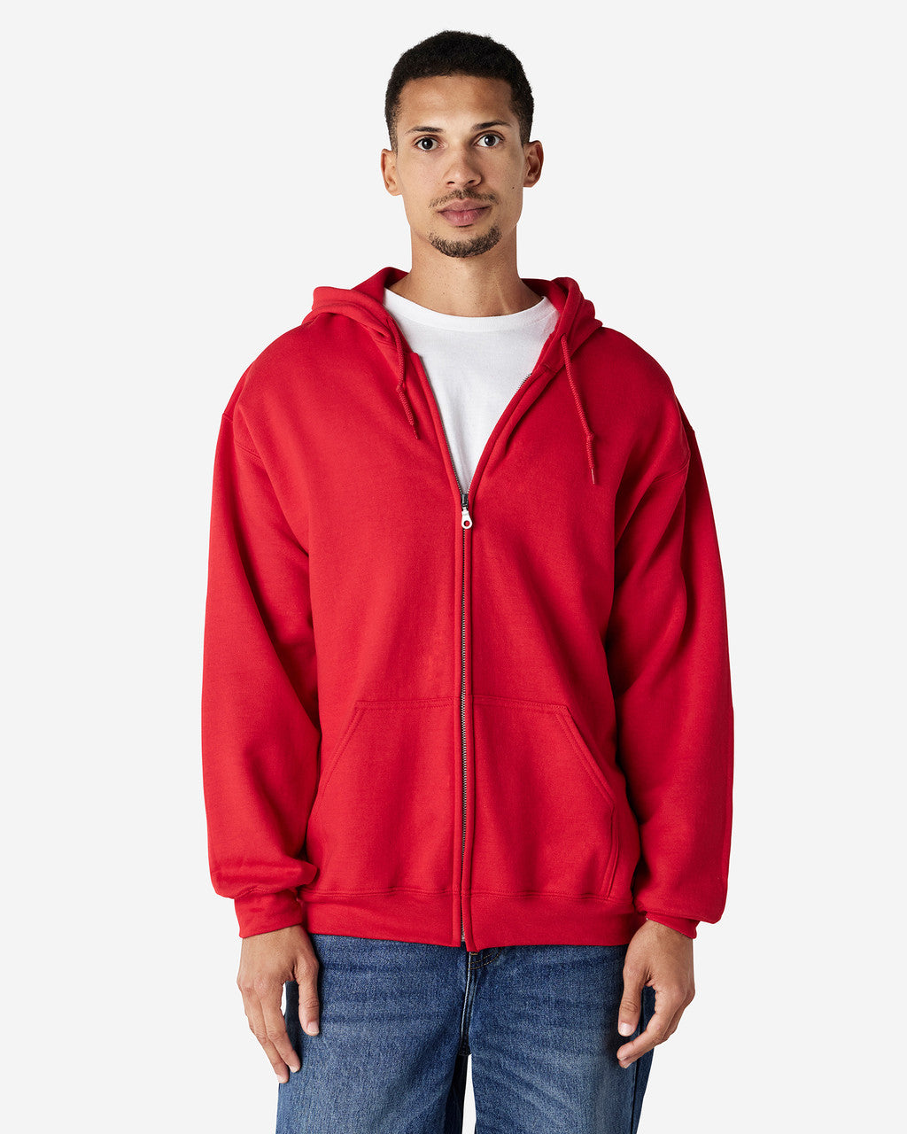 Gildan Adult Zip Hooded Sweatshirt-(18600)