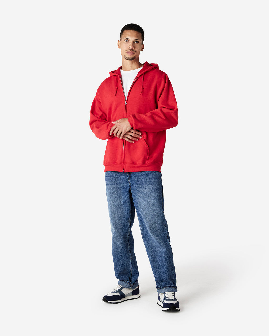 Gildan Adult Zip Hooded Sweatshirt-(18600)
