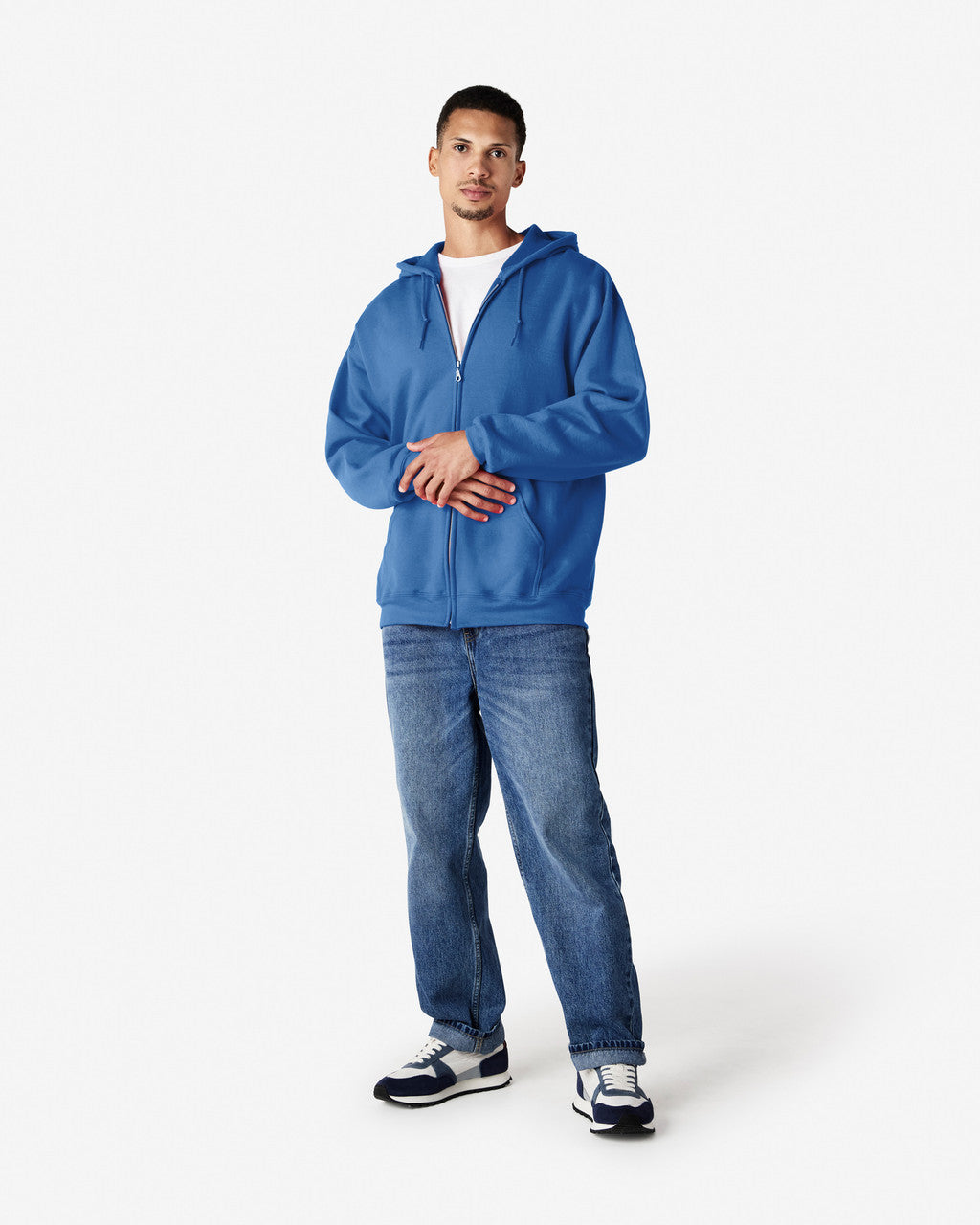 Gildan Adult Zip Hooded Sweatshirt-(18600)