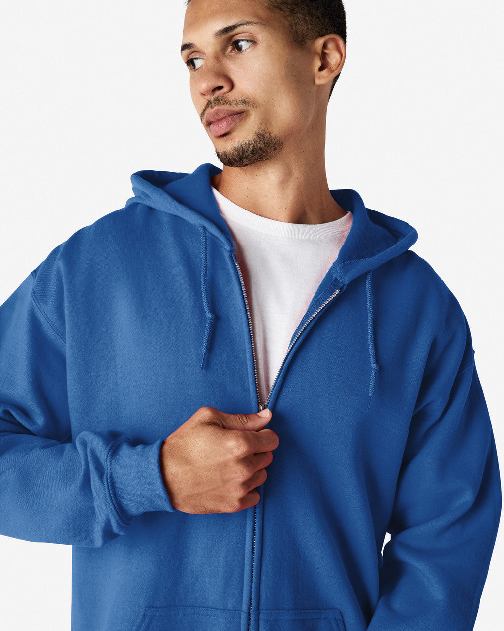 Gildan Adult Zip Hooded Sweatshirt-(18600)