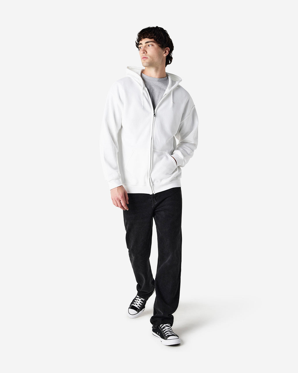 Gildan Adult Zip Hooded Sweatshirt-(18600)