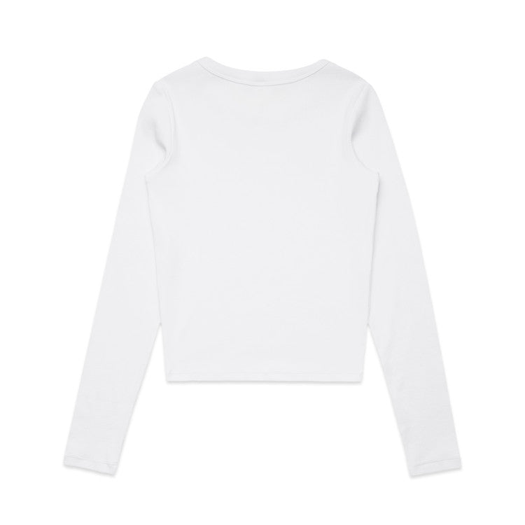 Ascolour Wo's Organic Rib L/S Tee-(4096)