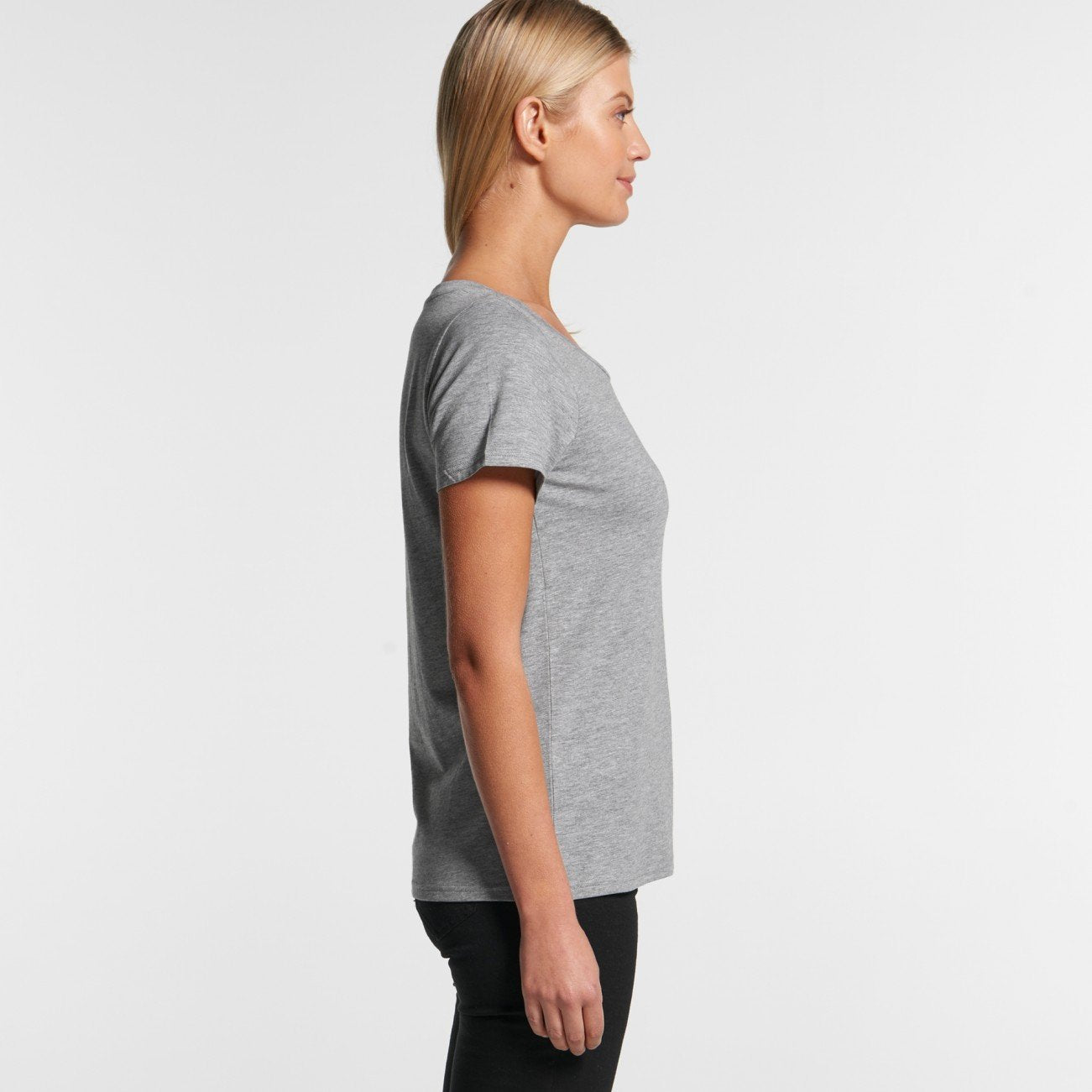 Ascolour Wo'S Shallow Scoop Tee-(4011)