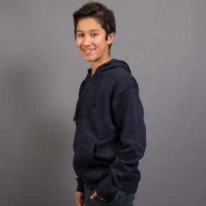 Sportage Kid Jarvis Full Zip Kangaroo Pocket Hoodie (4434)
