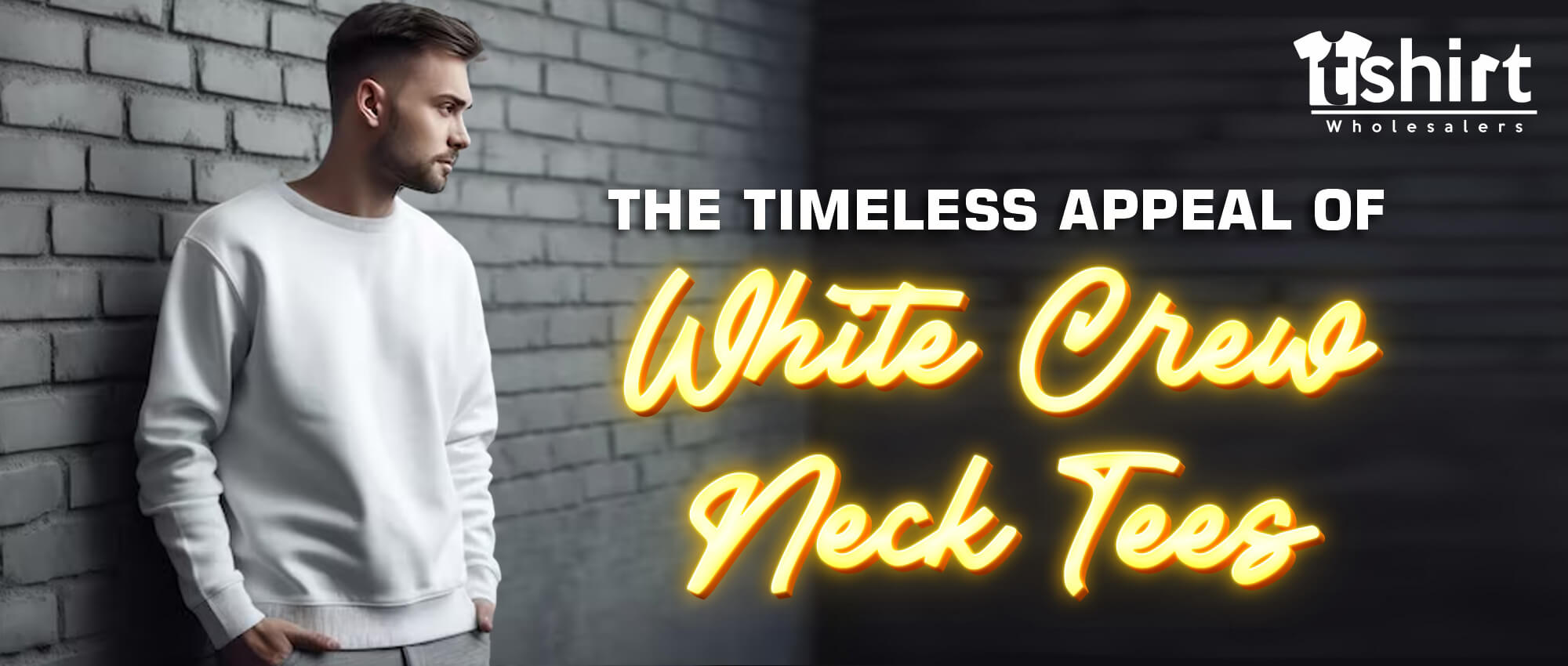 THE TIMELESS APPEAL OF WHITE CREW NECK TEES