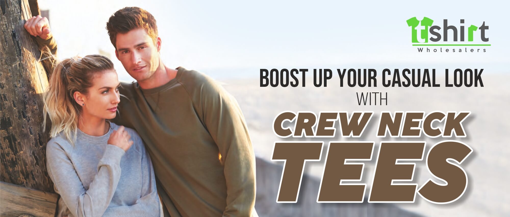 BOOST UP YOUR CASUAL LOOK WITH CREW NECK TEES