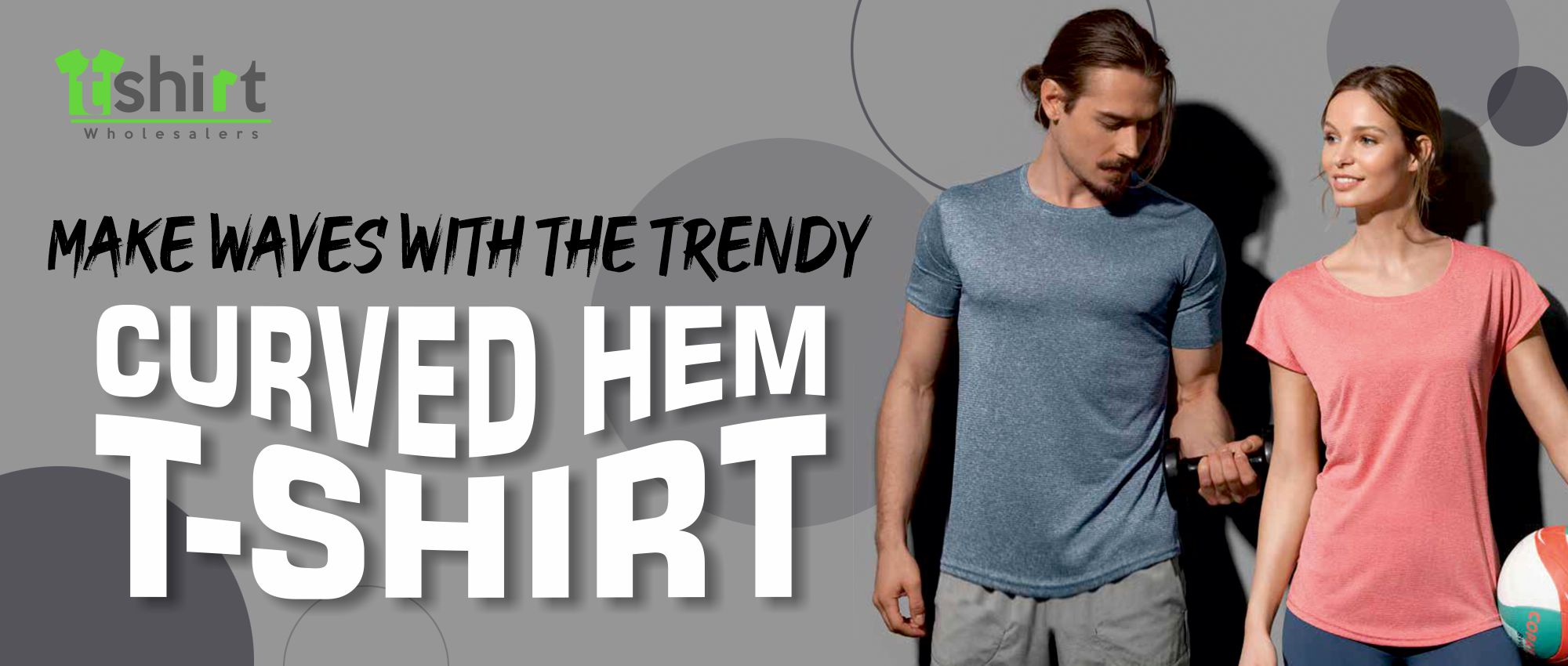 MAKE WAVES WITH THE TRENDY CURVED HEM T-SHIRT