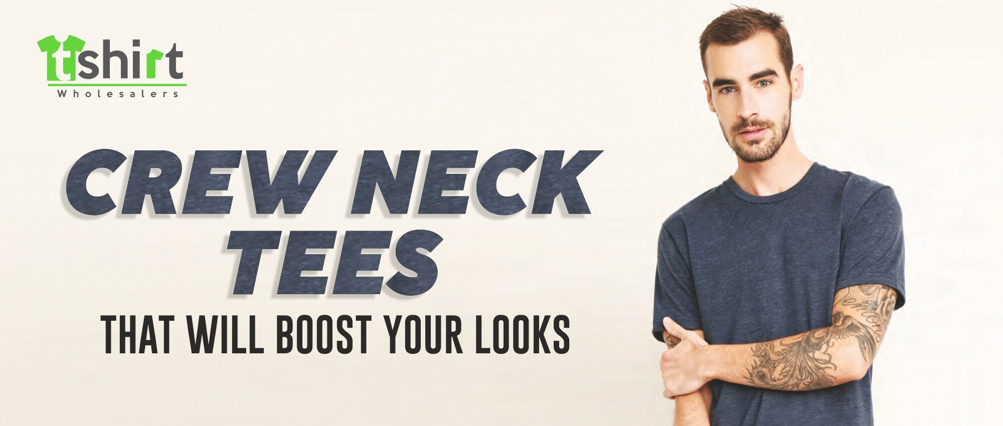 CREW NECK TEES THAT WILL BOOST YOUR LOOKS