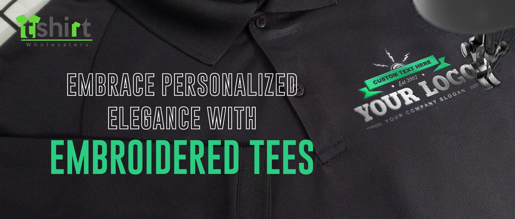 EMBRACE PERSONALIZED ELEGANCE WITH EMBROIDERED TEES – T Shirt Wholesalers