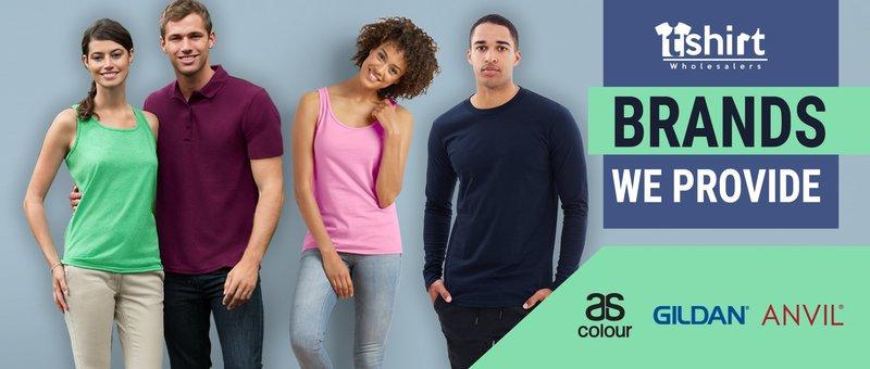 Brands We sell at TShirt Wholesalers