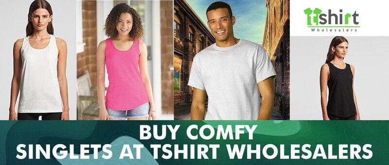 Buy comfy Ladies Singlets at TShirt wholesalers
