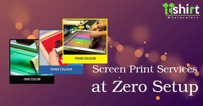 Screen Print Services at Zero Setup