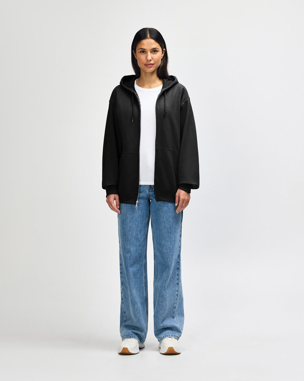 Gildan  Adult  Zip Hooded Sweatshirt-(18600)