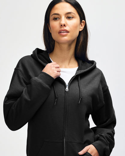 Gildan  Adult  Zip Hooded Sweatshirt-(18600)