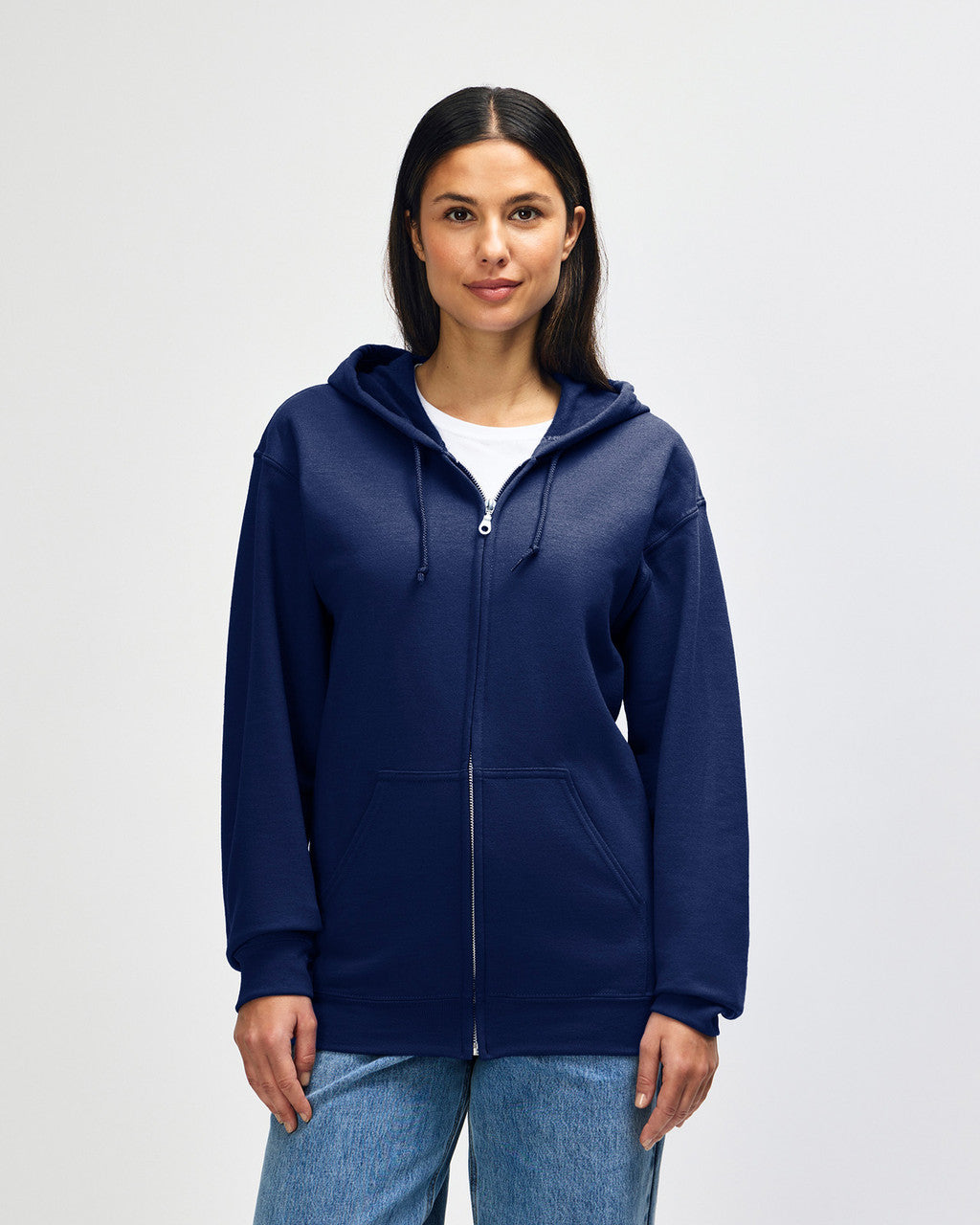 Gildan  Adult  Zip Hooded Sweatshirt-(18600)