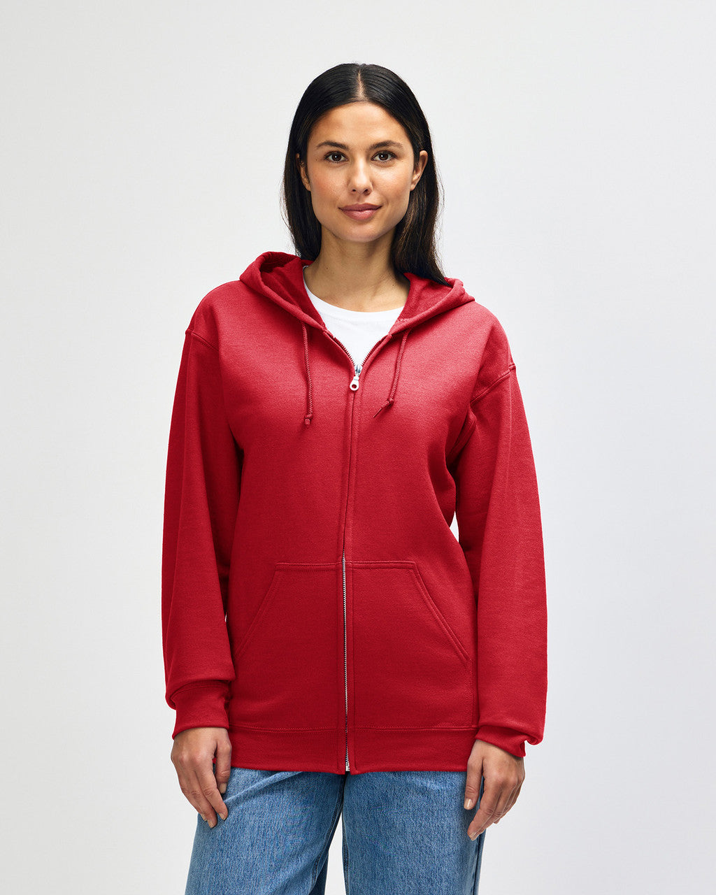 Gildan  Adult  Zip Hooded Sweatshirt-(18600)