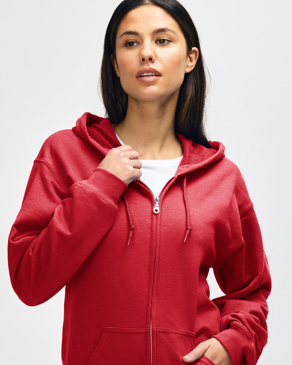 Gildan  Adult  Zip Hooded Sweatshirt-(18600)