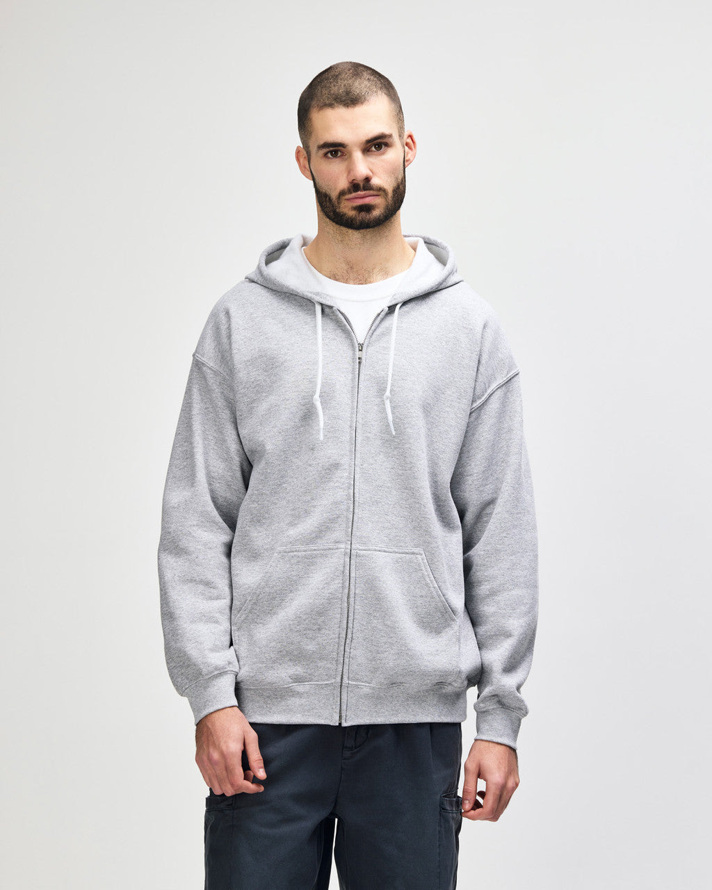 Gildan  Adult  Zip Hooded Sweatshirt-(18600)