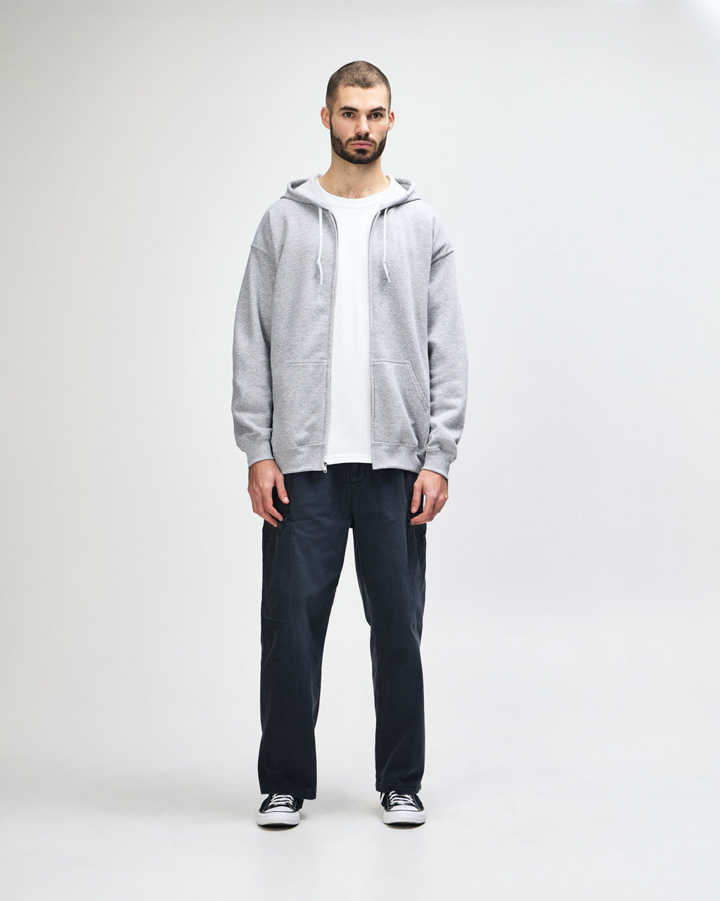 Gildan  Adult  Zip Hooded Sweatshirt-(18600)