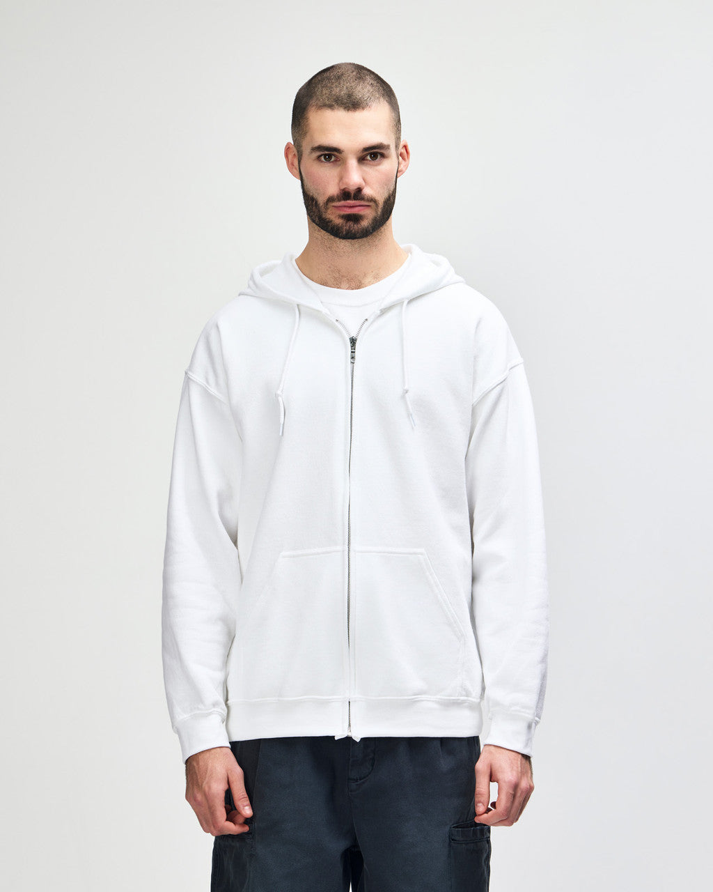 Gildan  Adult  Zip Hooded Sweatshirt-(18600)