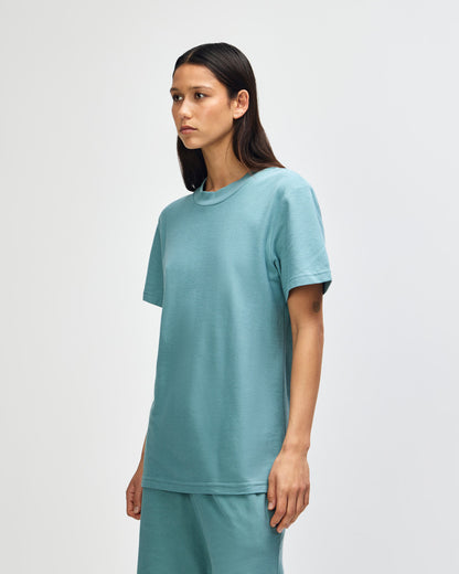 American Apparel Pique Unisex Mockneck T-shirt (1PQ)