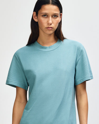 American Apparel Pique Unisex Mockneck T-shirt (1PQ)