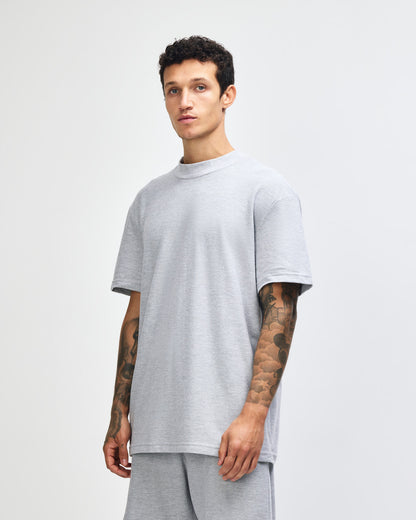 American Apparel Pique Unisex Mockneck T-shirt (1PQ)