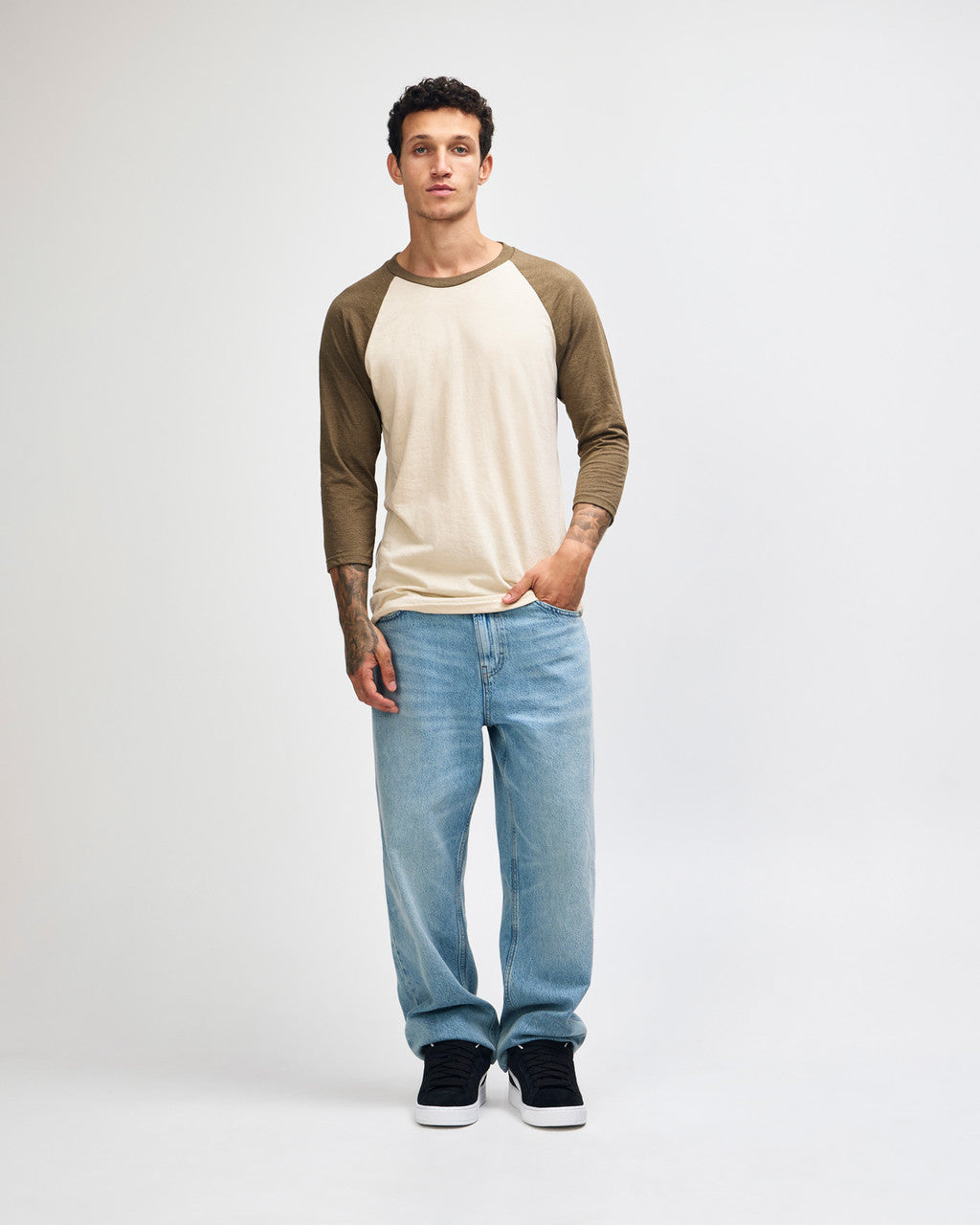 American Apparel Adult CVC Raglan T-shirt (2003CVC)
