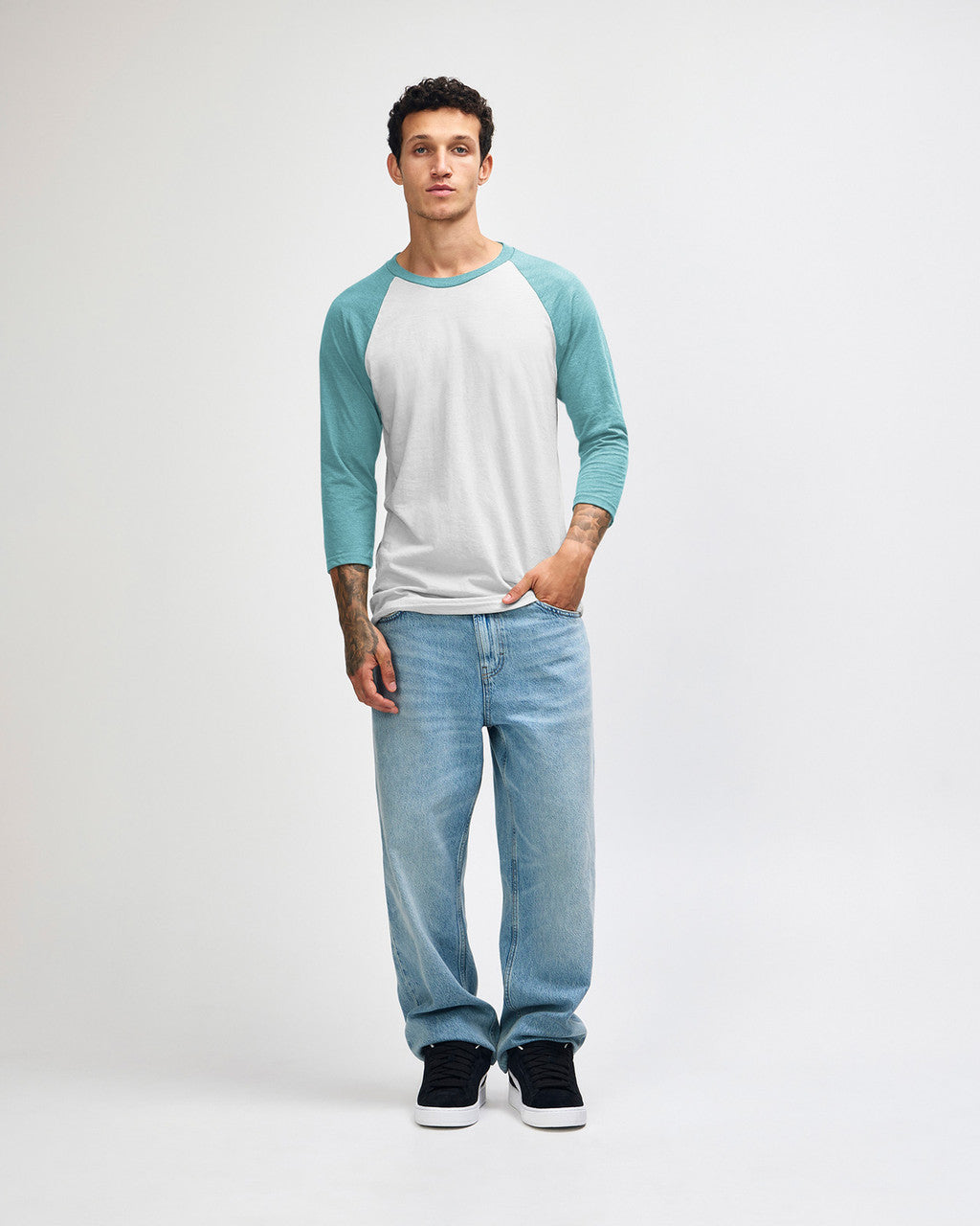 American Apparel Adult CVC Raglan T-shirt (2003CVC)
