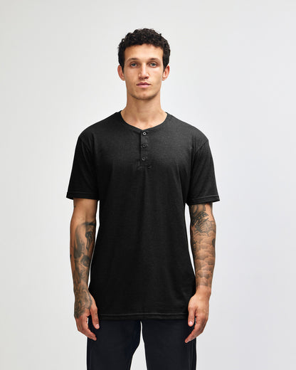 American Apparel Adult CVC Henley T-shirt (2004CVC)