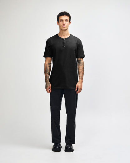 American Apparel Adult CVC Henley T-shirt (2004CVC)