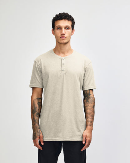 American Apparel Adult CVC Henley T-shirt (2004CVC)