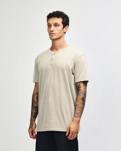 American Apparel Adult CVC Henley T-shirt (2004CVC)