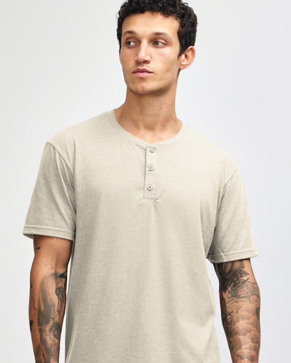 American Apparel Adult CVC Henley T-shirt (2004CVC)