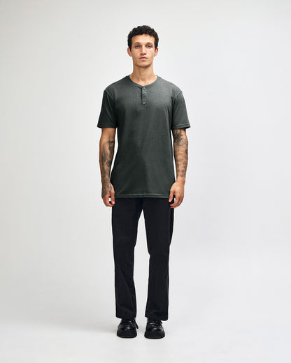 American Apparel Adult CVC Henley T-shirt (2004CVC)
