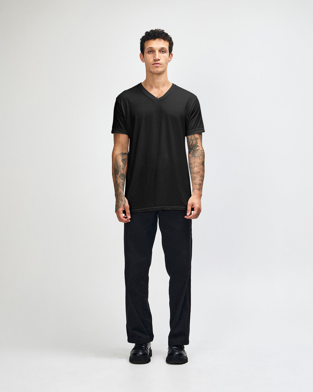 American Apparel CVC Unisex V-Neck T-Shirt (2006CVC)