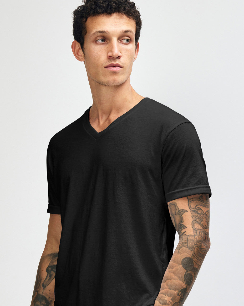 American Apparel CVC Unisex V-Neck T-Shirt (2006CVC)
