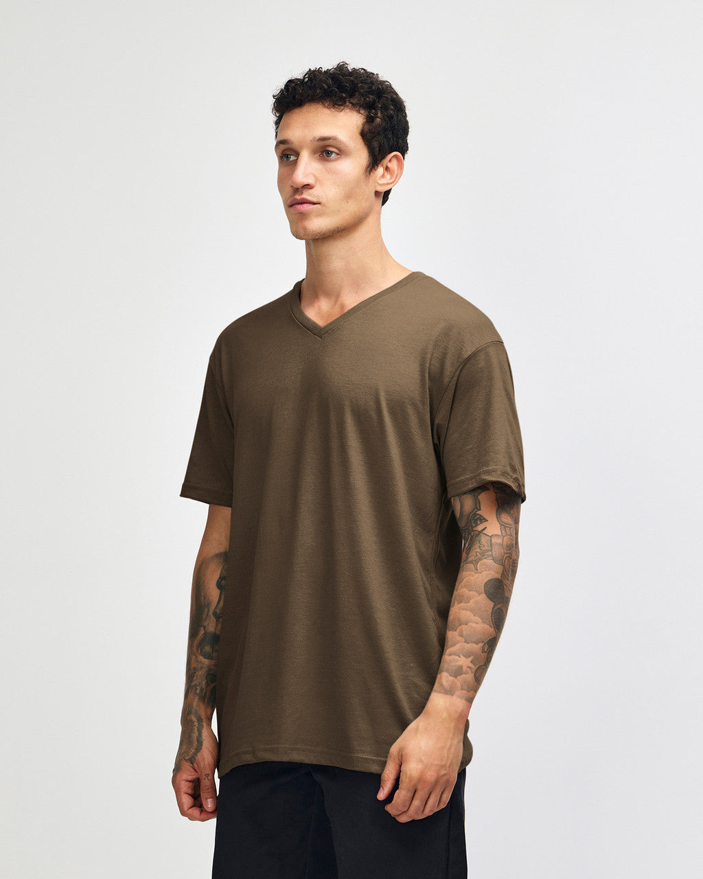 American Apparel CVC Unisex V-Neck T-Shirt (2006CVC)