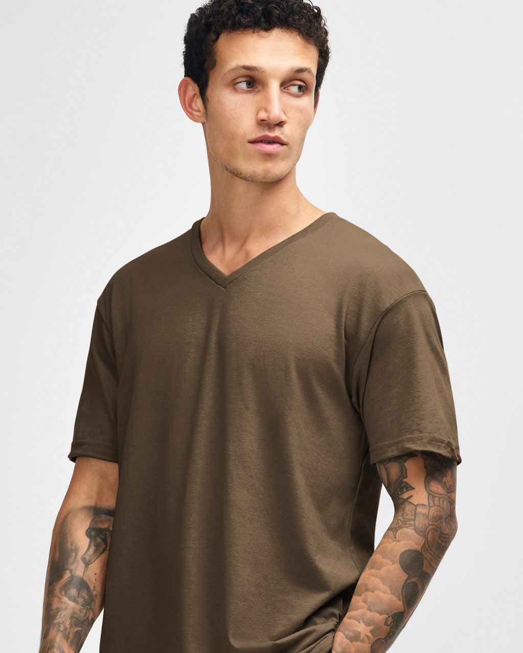 American Apparel CVC Unisex V-Neck T-Shirt (2006CVC)