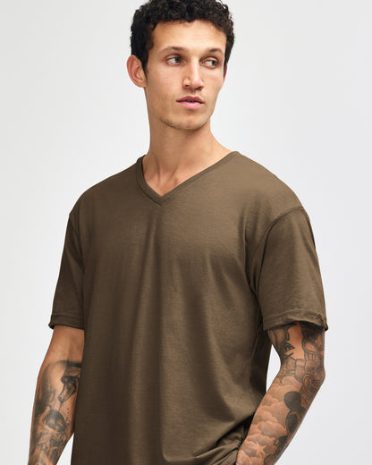 American Apparel CVC Unisex V-Neck T-Shirt (2006CVC)