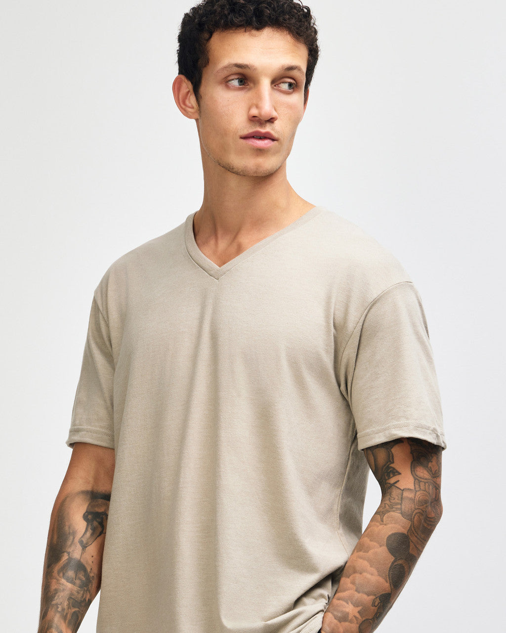 American Apparel CVC Unisex V-Neck T-Shirt (2006CVC)
