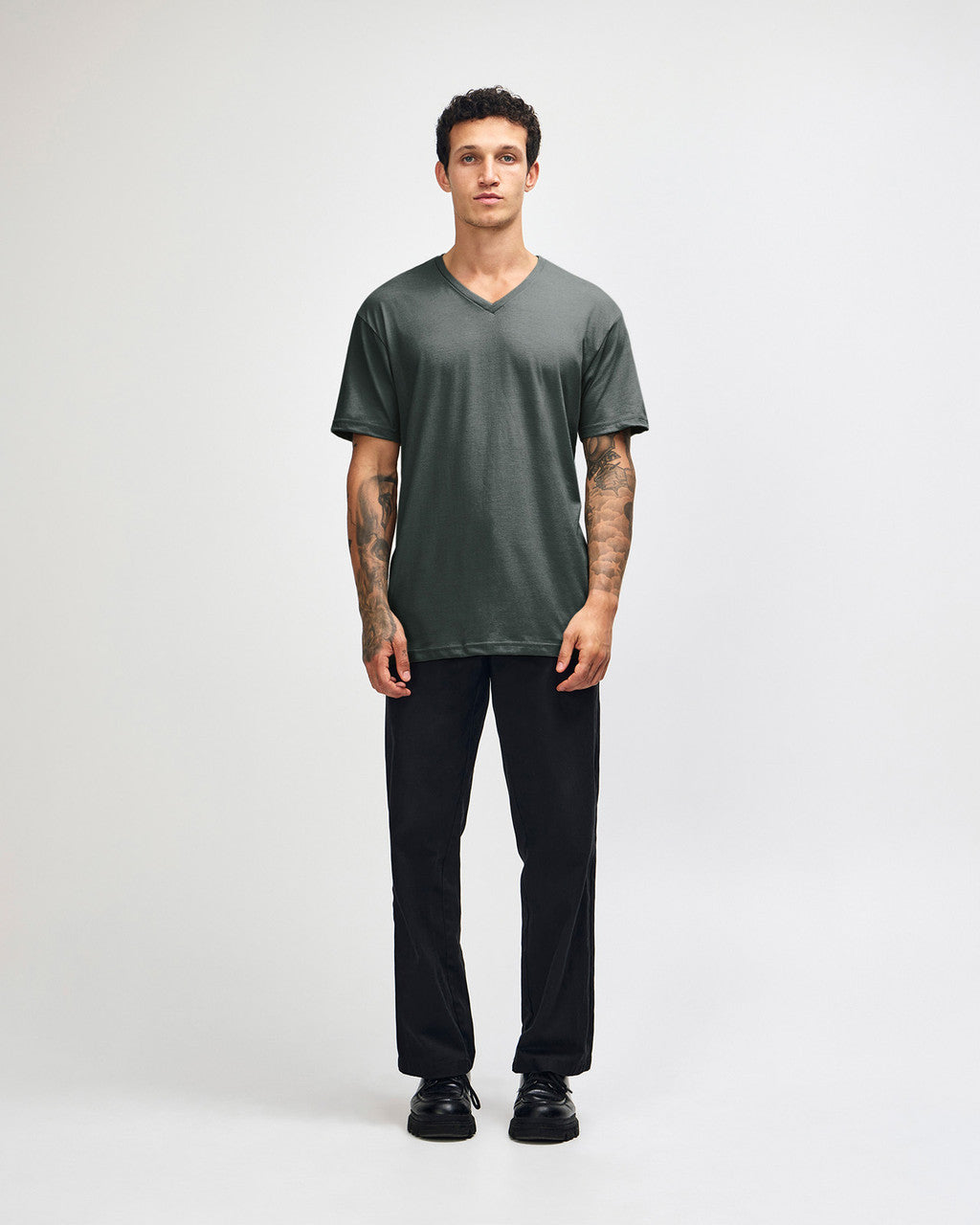 American Apparel CVC Unisex V-Neck T-Shirt (2006CVC)