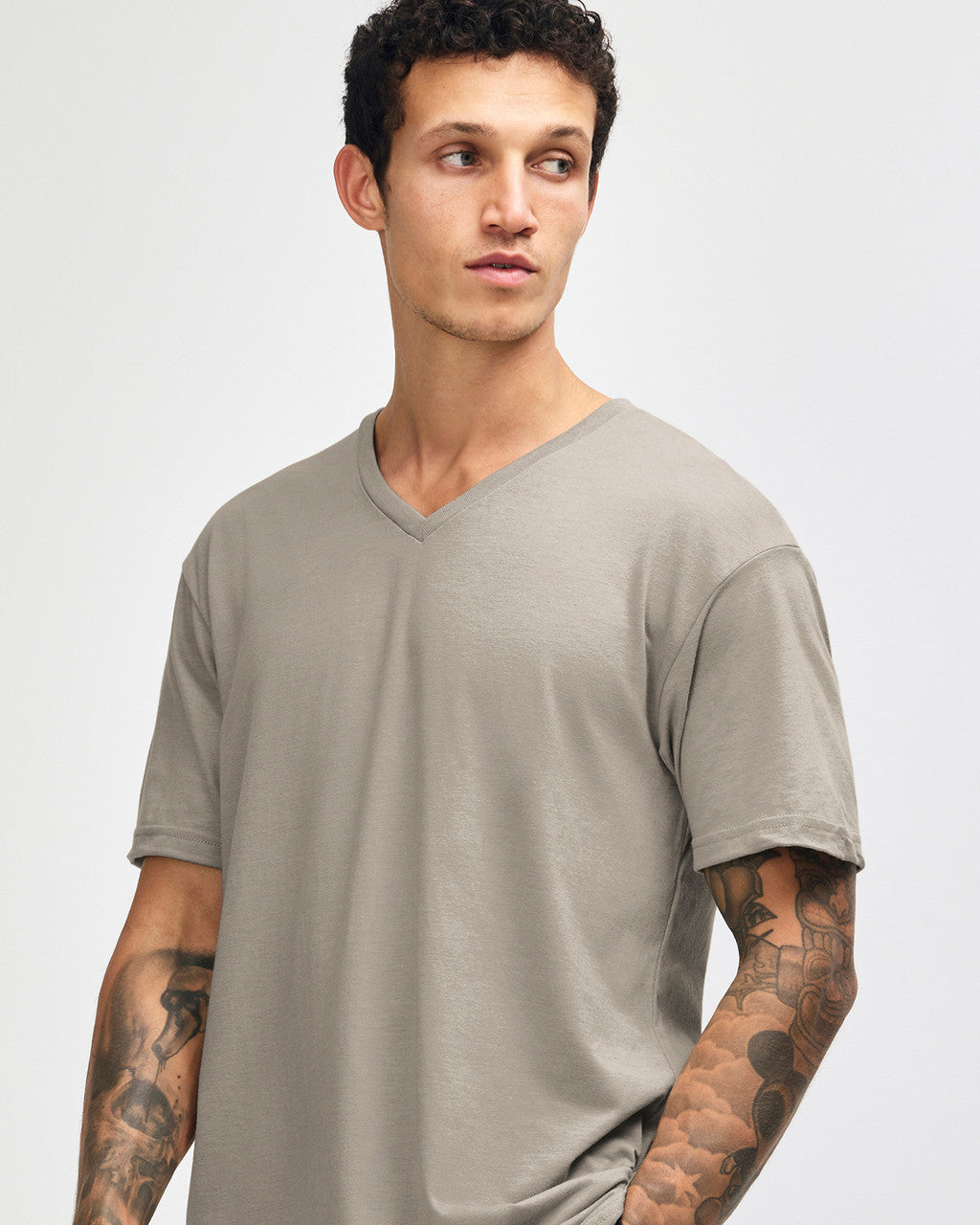 American Apparel CVC Unisex V-Neck T-Shirt (2006CVC)