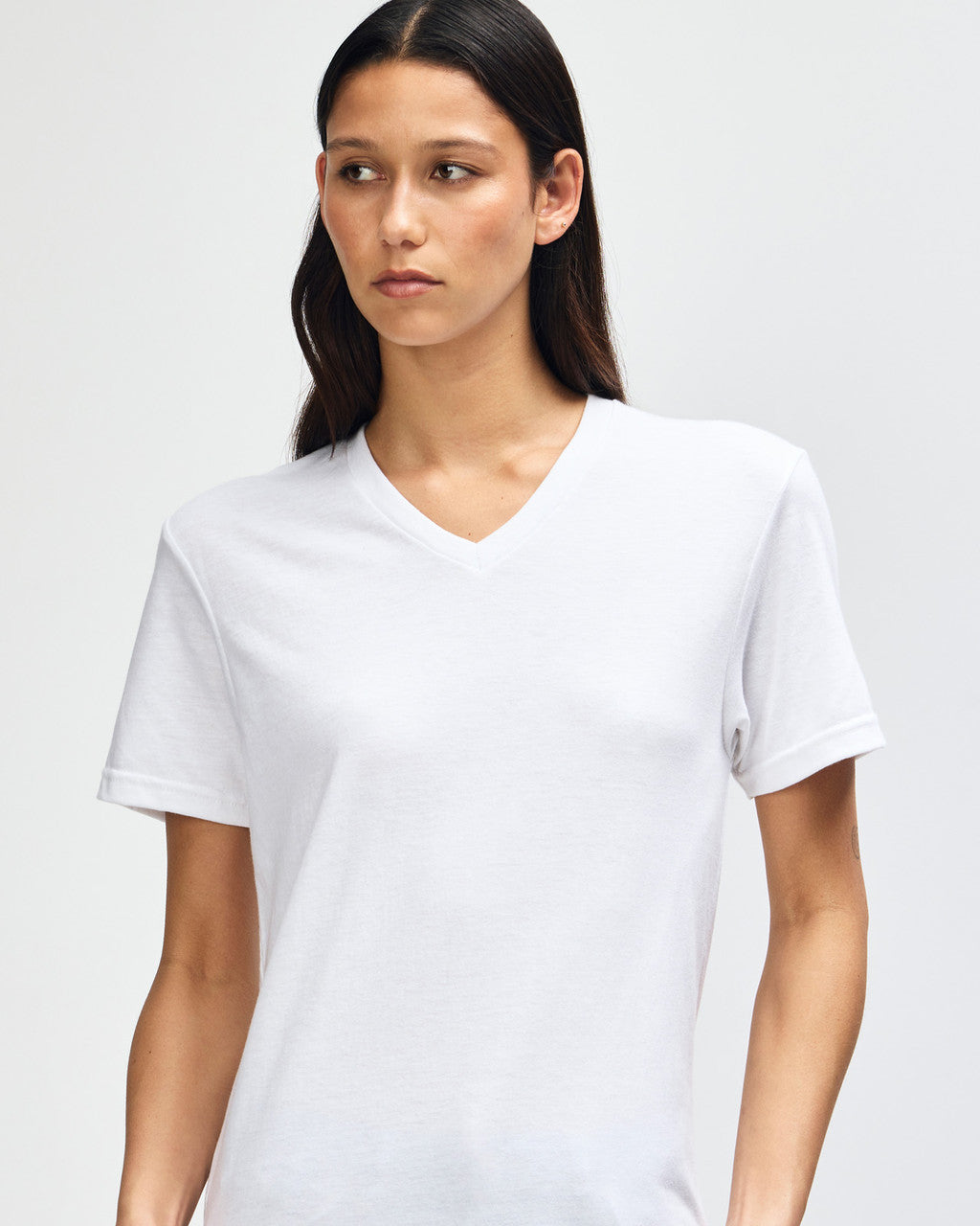 American Apparel CVC Unisex V-Neck T-Shirt (2006CVC)