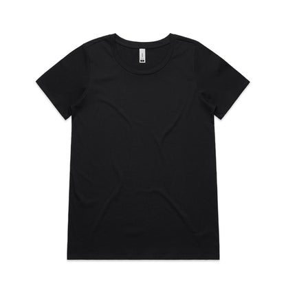 Ascolour Wo'S Shallow Scoop Tee-(4011)