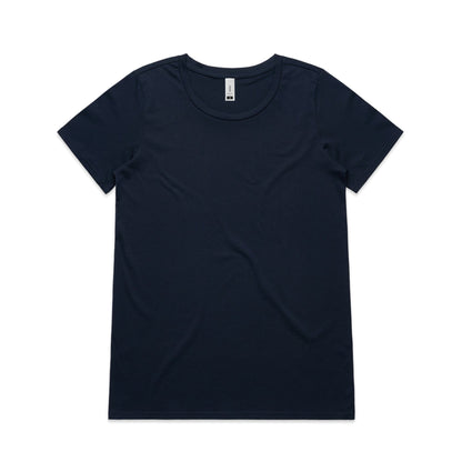 Ascolour Wo'S Shallow Scoop Tee-(4011)