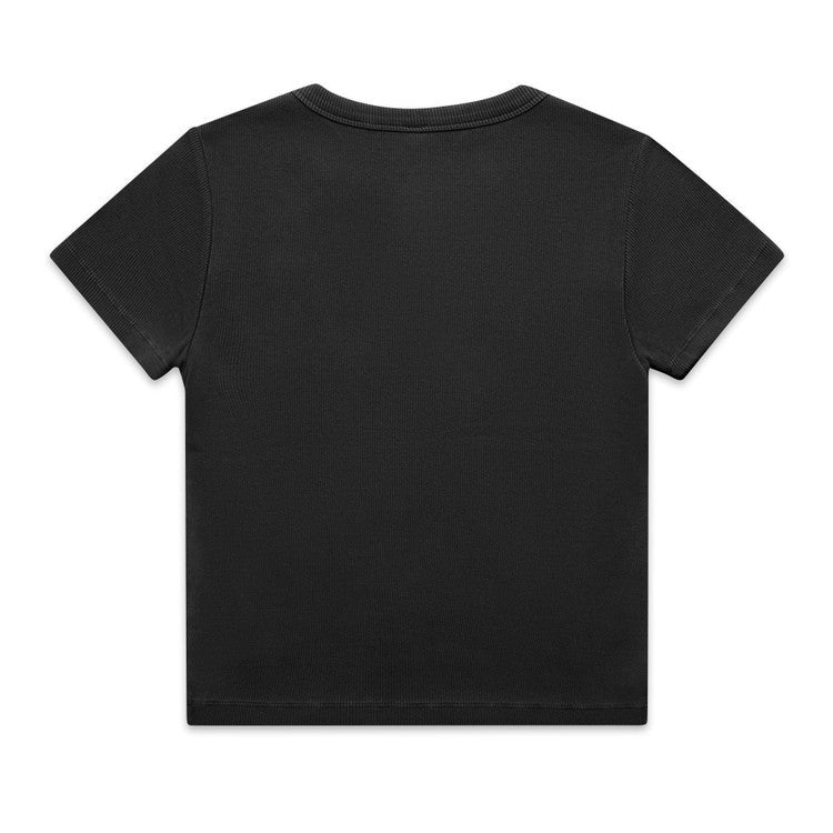 Ascolour Wos Faded Organic Rib Tee-(4036)